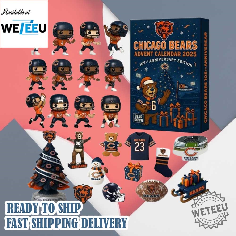 Chicago Bears 105Th Anniversary Edition Advent Calendar