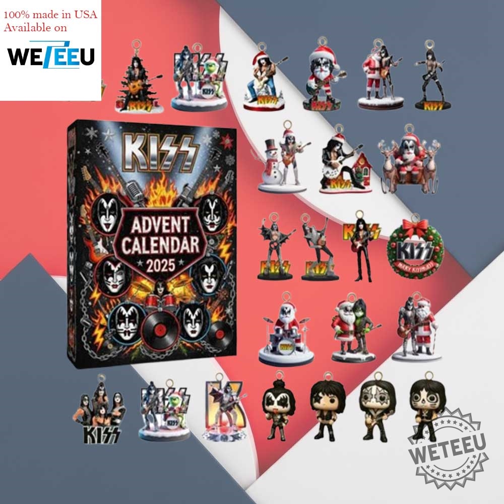 Kiss 2025 Advent Calendar Official Themed Music Holiday Countdown