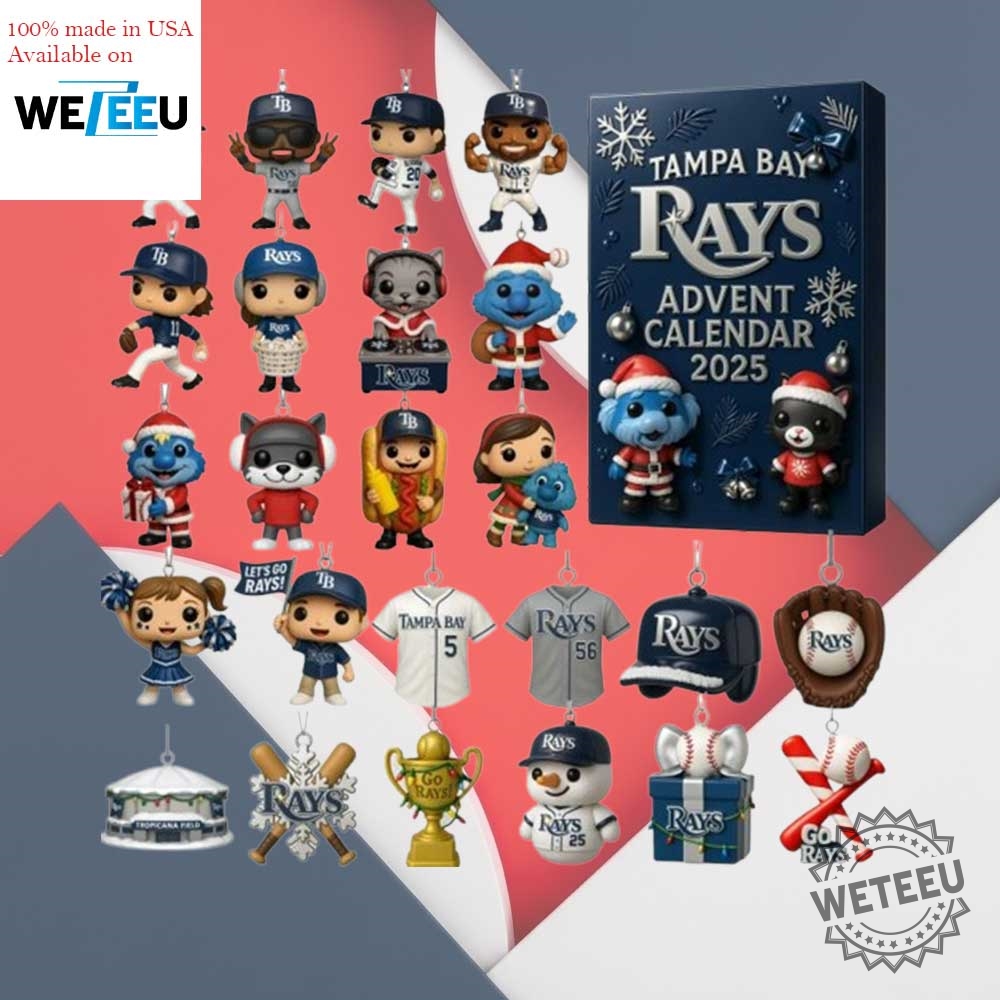 Tampa Bay Rays 2025 Advent Calendar Mlb Baseball Team Countdown