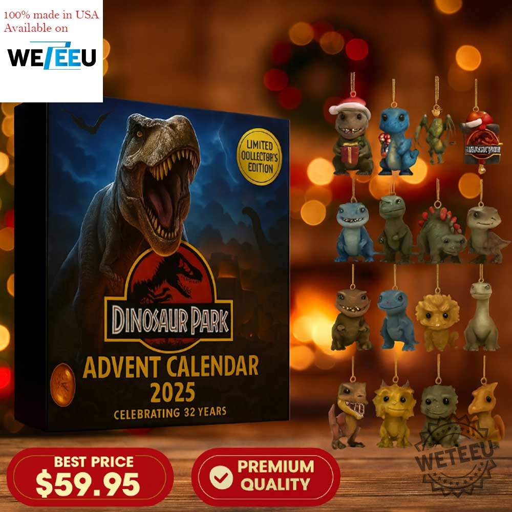 Dinosaur Jurassic Park Advent Calendar 2025