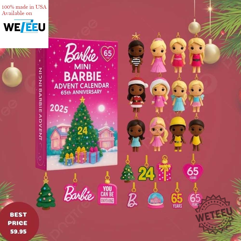Mini Barbie Advent Calendar 65Th Anniversary