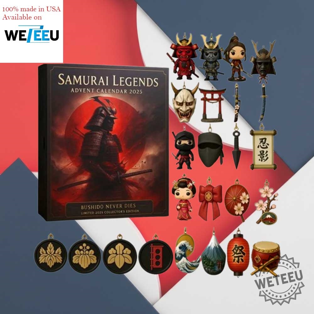 Samurai Legends 2025 Advent Calendar Collectible Action Figure Set