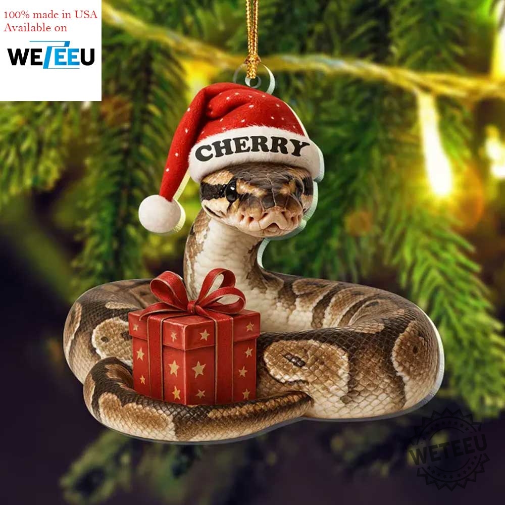 Ball Python Ornament 2025 Custom Snake Christmas Ornament 6 Ball Python Ornament 2025, Custom Snake Christmas Ornament